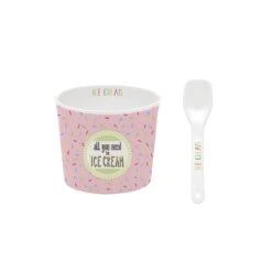 EASY LIFE Ciotola Gelato Con Cucchiaino ONFLEEK 01