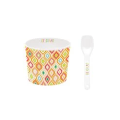 EASY LIFE Ciotola Gelato Con Cucchiaino TEXTURE 05