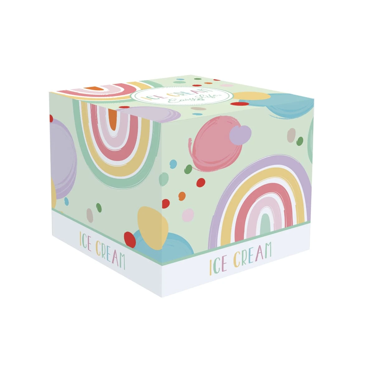 EASY LIFE Set 4 Ciotole Gelato Con Cucchiaini GOOD VIBES 2 EASY LIFE Set 4 Ciotole Gelato Con Cucchiaini GOOD VIBES - Image 2