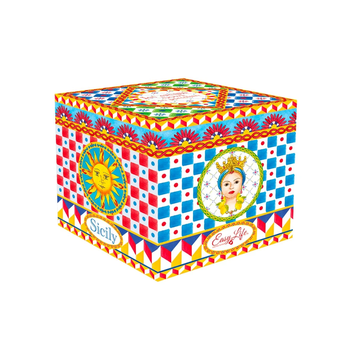 EASY LIFE Set 4 Ciotole Gelato Con Cucchiaini SICILY 2 EASY LIFE Set 4 Ciotole Gelato Con Cucchiaini SICILY - Image 2