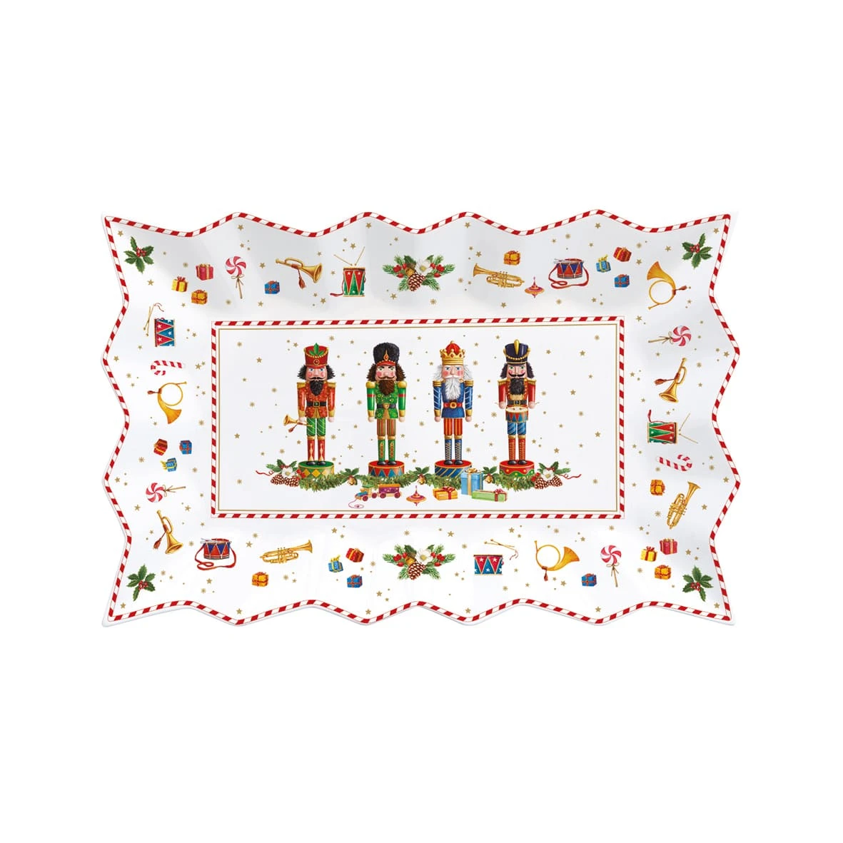 EASY LIFE Piatto Da Portata VINTAGE NUTCRACKERS 1 EASY LIFE Piatto Da Portata VINTAGE NUTCRACKERS