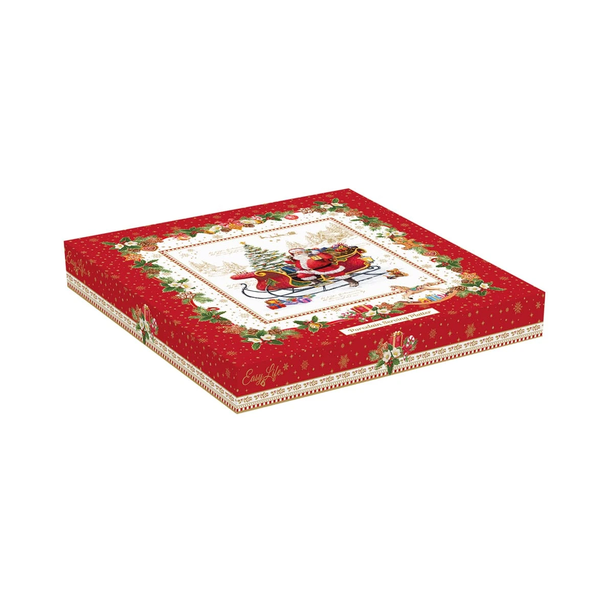 EASY LIFE Piatto Da Portata 30×30 Cm In Porcellana CHRISTMAS MEMORIES 2 EASY LIFE Piatto Da Portata 30×30 Cm In Porcellana CHRISTMAS MEMORIES - Image 2