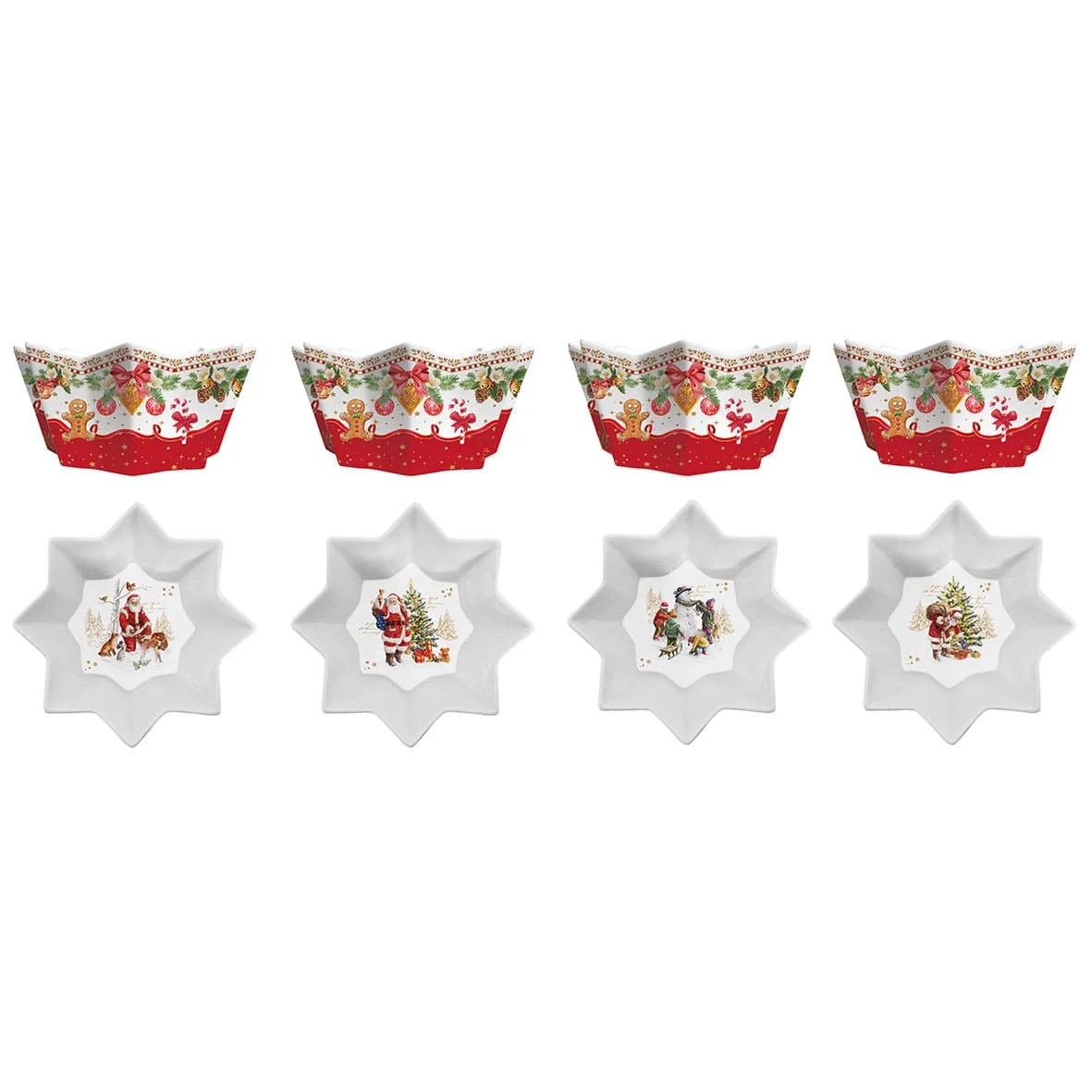 EASY LIFE Set 4 Ciotole CHRISTMAS MEMORIES 1 EASY LIFE Set 4 Ciotole CHRISTMAS MEMORIES