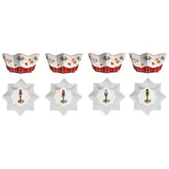 EASY LIFE Set 4 Ciotole VINTAGE NUTCRACKERS
