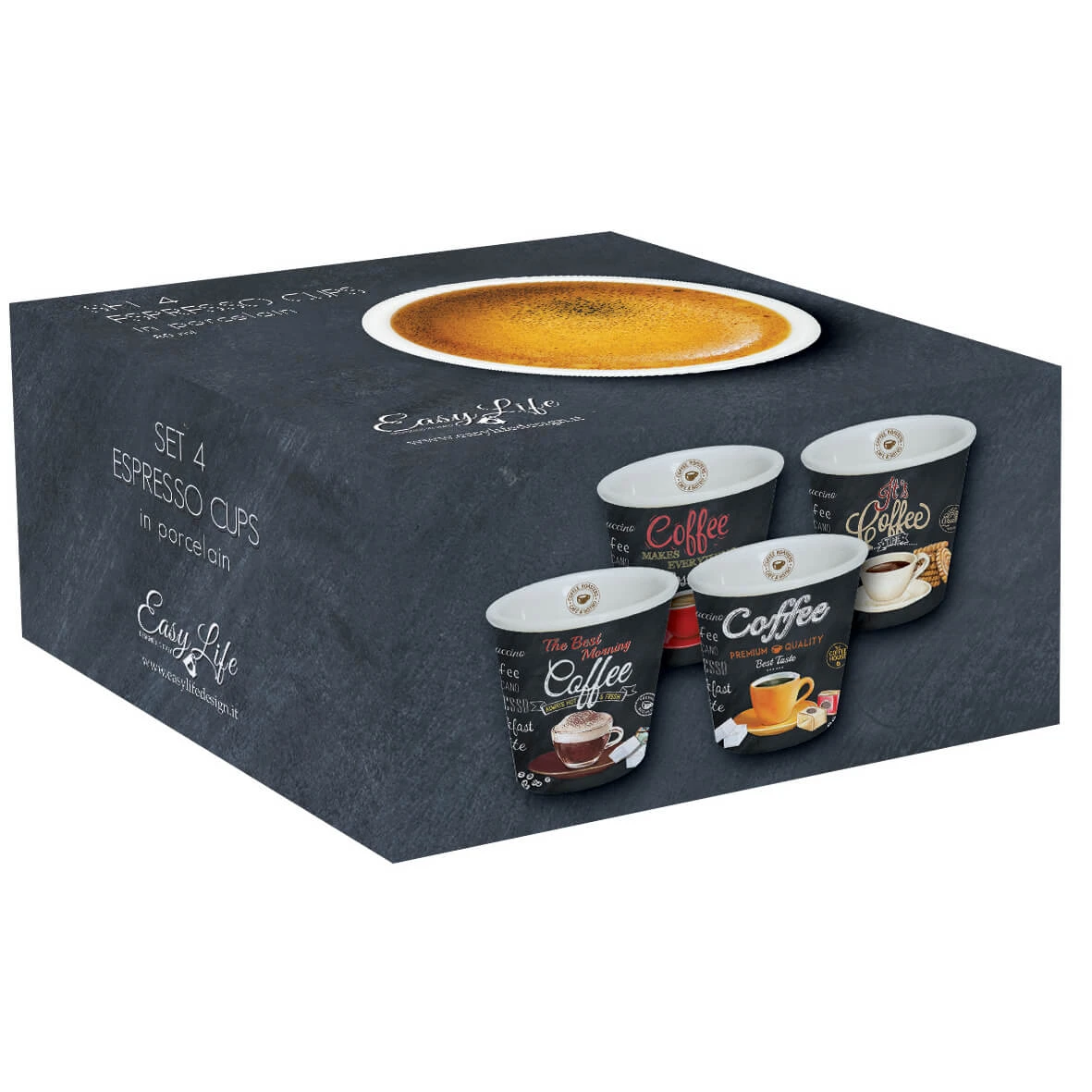 EASY LIFE Set 4 Bicchierini 2 EASY LIFE Set 4 Bicchierini - Image 2