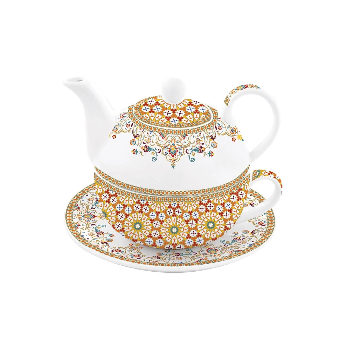 EASY LIFE Tea For One 350 Ml In Porcellana MAROCCO ORANGE 1 EASY LIFE Tea For One 350 Ml In Porcellana MAROCCO ORANGE