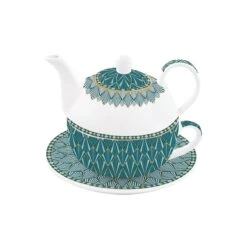 EASY LIFE Tea For One 350 Ml In Porcellana ART DECO GREEN