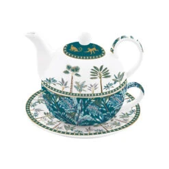 EASY LIFE Teiera Tea For One 350 Ml In Porcellana JUNGLE