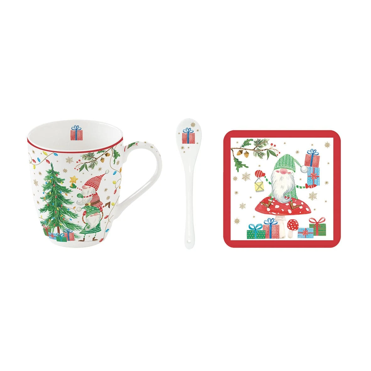 EASY LIFE Set Mug Con Cucchiaino E Sottobicchiere READY FOR CHRISTMAS 2 EASY LIFE Set Mug Con Cucchiaino E Sottobicchiere READY FOR CHRISTMAS - Image 2