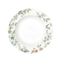 EASY LIFE Piatto Fondo In Porcellana Ø 23 Cm ZEN GARDEN WHITE