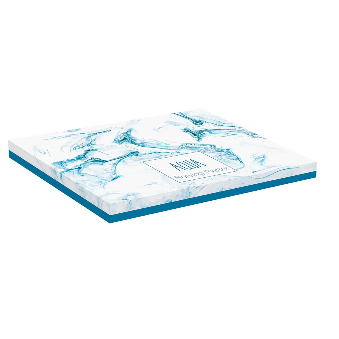 EASY LIFE Piatto Da Portata In Porcellana 24×16,5 Cm AQUA 2 EASY LIFE Piatto Da Portata In Porcellana 24×16,5 Cm AQUA - Image 2