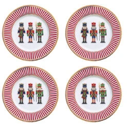 EASY LIFE Set 4 Piatti Dessert NUTCRACKERS