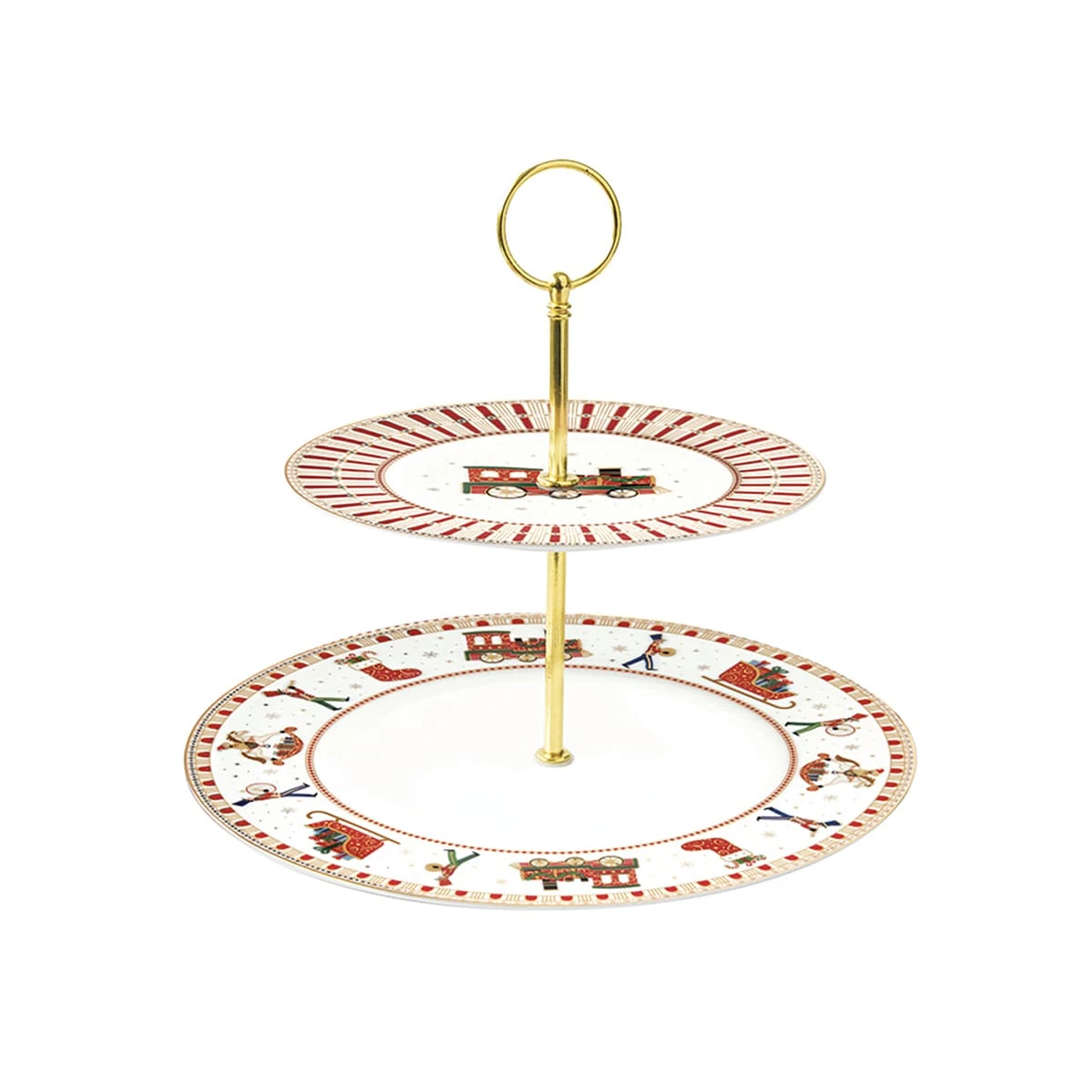 EASY LIFE Alzata Torta A 2 Piani POLAR EXPRESS 1 EASY LIFE Alzata Torta A 2 Piani POLAR EXPRESS