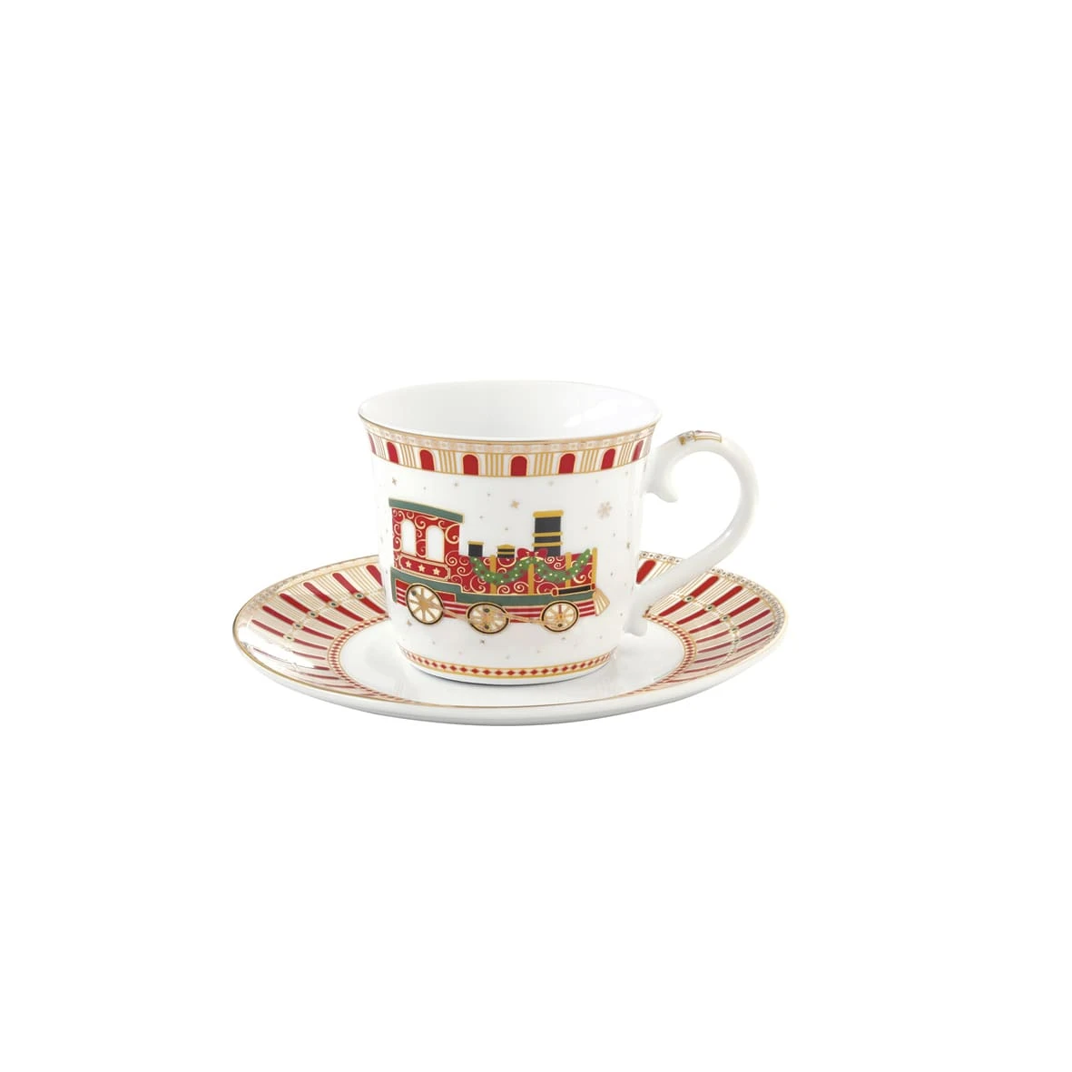 EASY LIFE Tazza Da Tè Con Piattino POLAR EXPRESS 1 EASY LIFE Tazza Da Tè Con Piattino POLAR EXPRESS