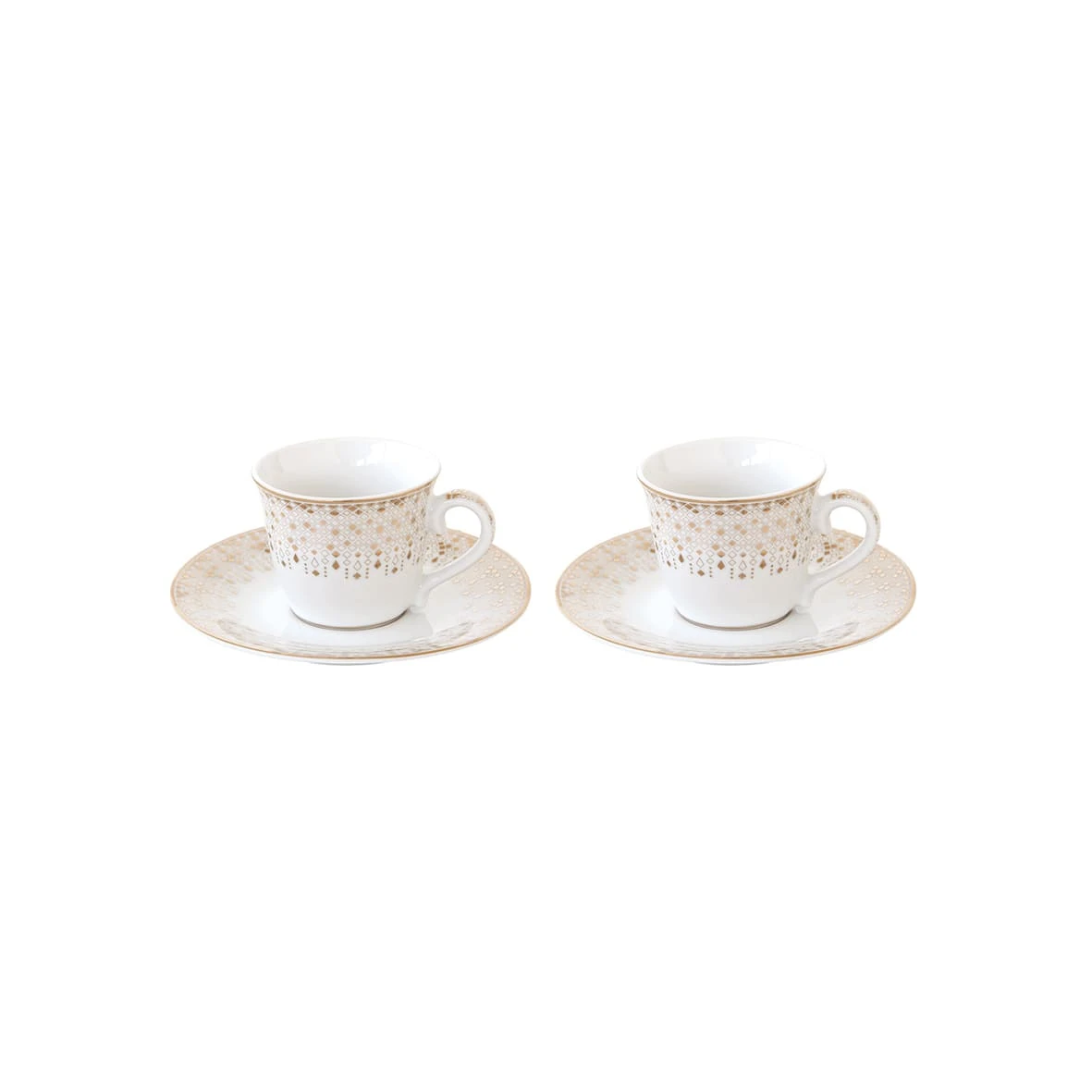 EASY LIFE Set 2 Tazzine Caffè Con Piattino FESTIVE 1 EASY LIFE Set 2 Tazzine Caffè Con Piattino FESTIVE