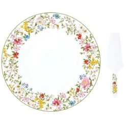 EASY LIFE Piatto Torta Con Paletta GARDEN DREAMS