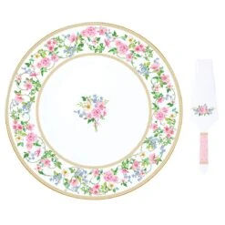 EASY LIFE Piatto Torta Ø 32 Cm Con Paletta GARDEN JOY