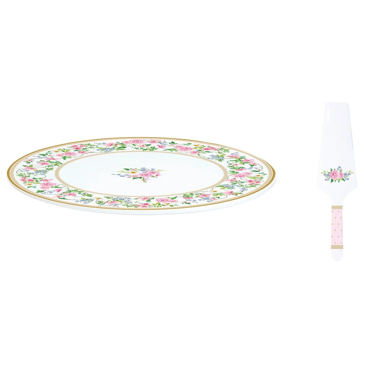 EASY LIFE Piatto Torta Ø 32 Cm Con Paletta GARDEN JOY 2 EASY LIFE Piatto Torta Ø 32 Cm Con Paletta GARDEN JOY - Image 2