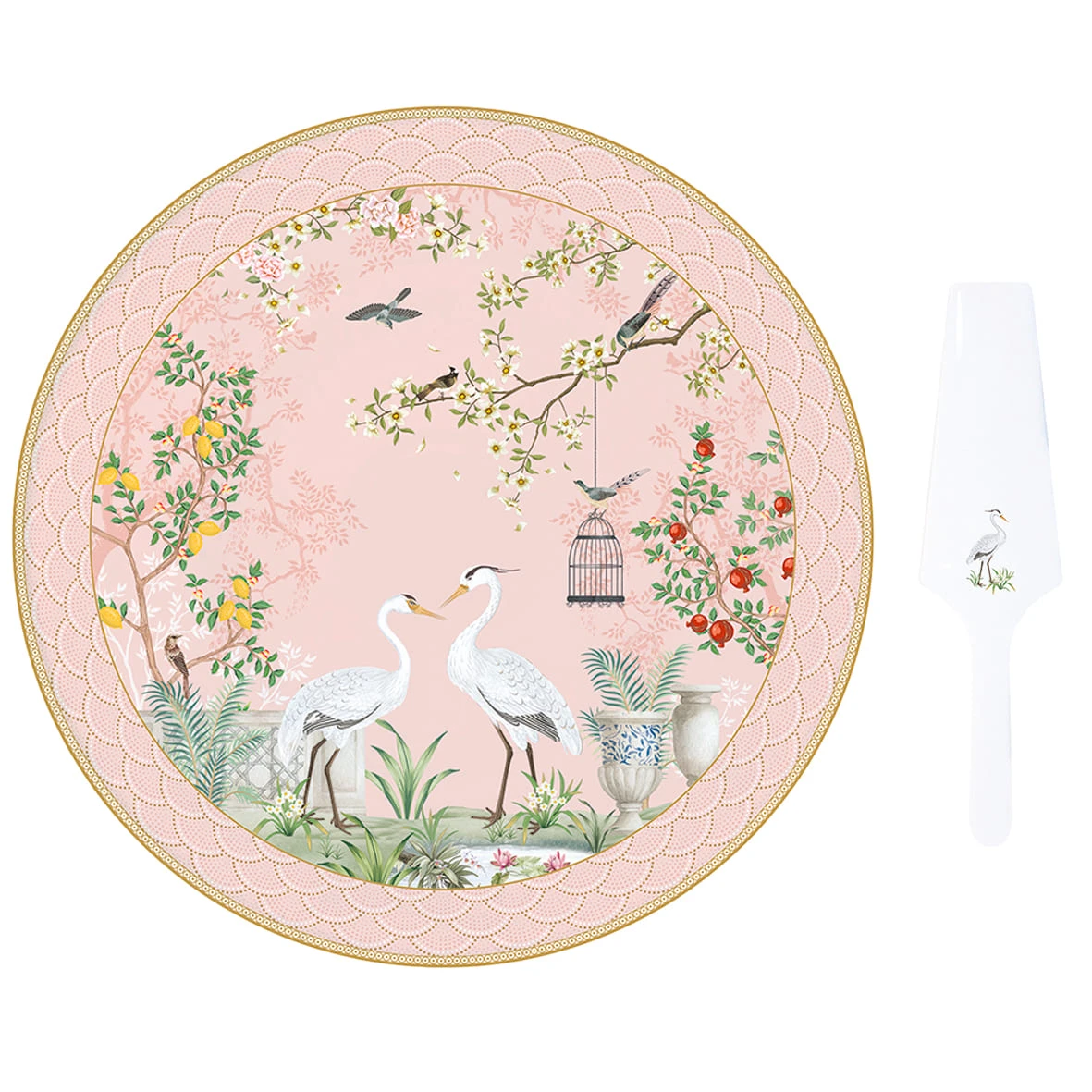 EASY LIFE Piatto Torta JARDIN DE REVES 1 EASY LIFE Piatto Torta JARDIN DE REVES