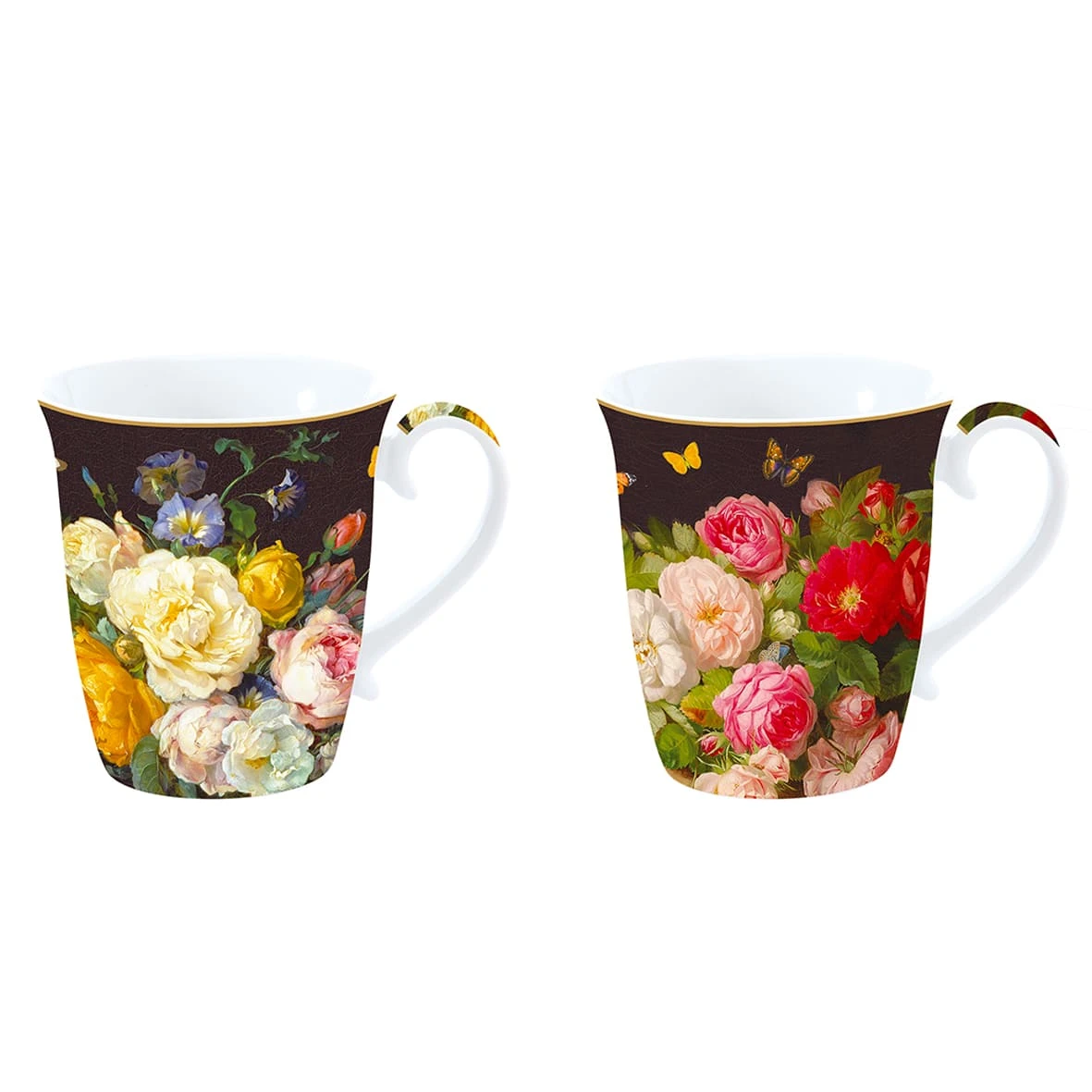 EASY LIFE Set 2 Mug VICTORIAN GARDEN 1 EASY LIFE Set 2 Mug VICTORIAN GARDEN