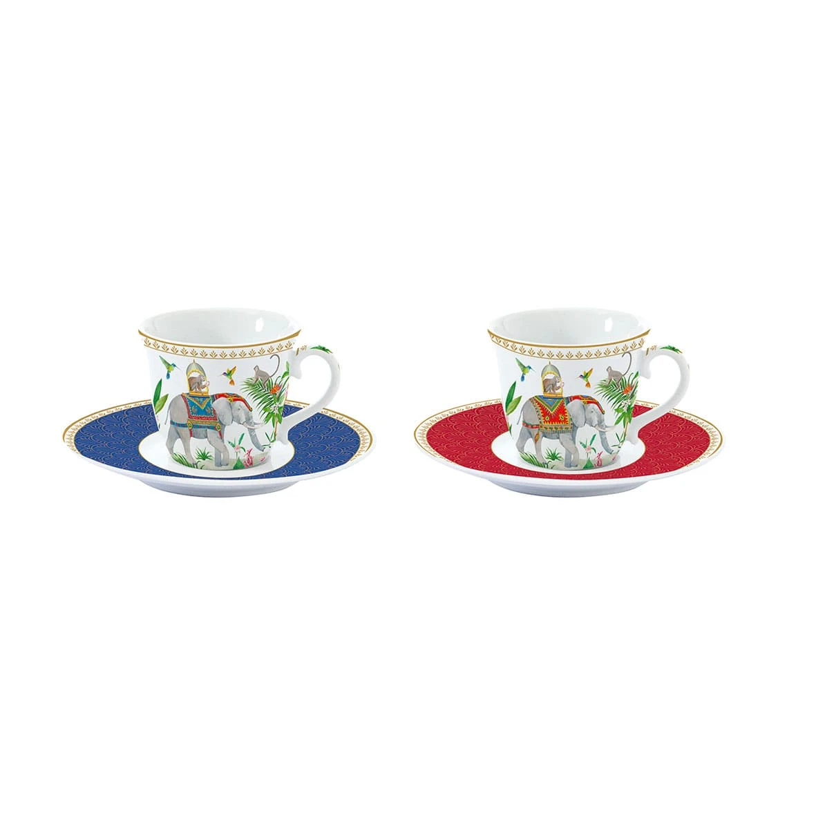 EASY LIFE Set 2 Tazzine Espresso Con Piattino MARAJAH 1 EASY LIFE Set 2 Tazzine Espresso Con Piattino MARAJAH
