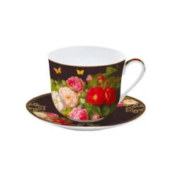 EASY LIFE Tazza Colazione Con Piattino VICTORIAN GARDEN