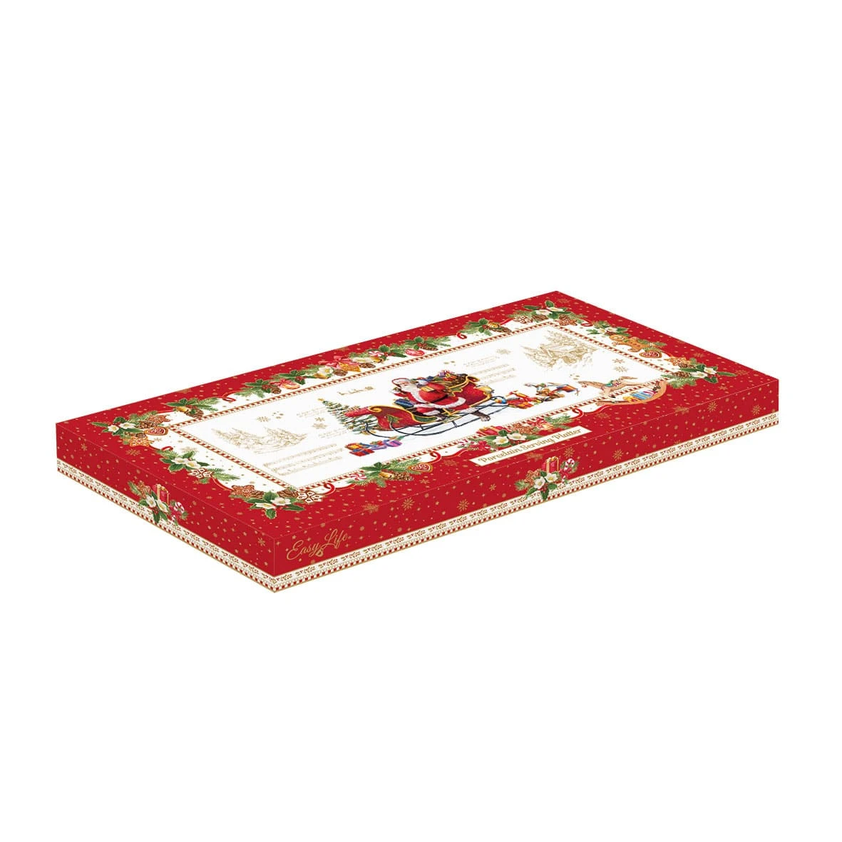 EASY LIFE Piatto Da Portata 40×18 Cm In Porcellana CHRISTMAS MEMORIES 2 EASY LIFE Piatto Da Portata 40×18 Cm In Porcellana CHRISTMAS MEMORIES - Image 2