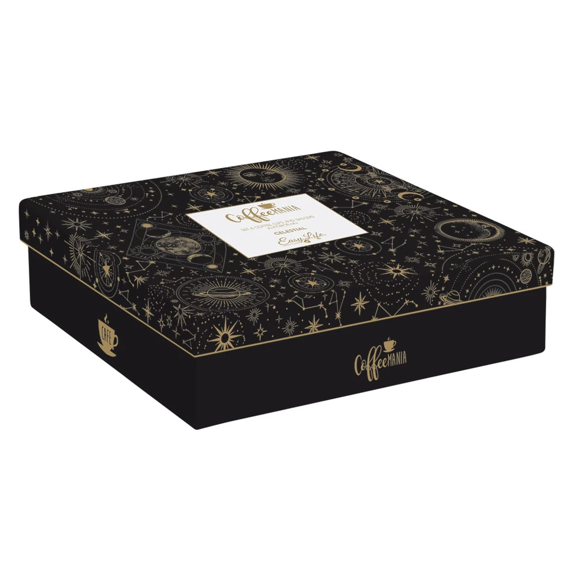 EASY LIFE Set 6 Tazzine Espr. 100 Ml C/piattini In Gift Box CELESTIAL 3 EASY LIFE Set 6 Tazzine Espr. 100 Ml C/piattini In Gift Box CELESTIAL - Image 3