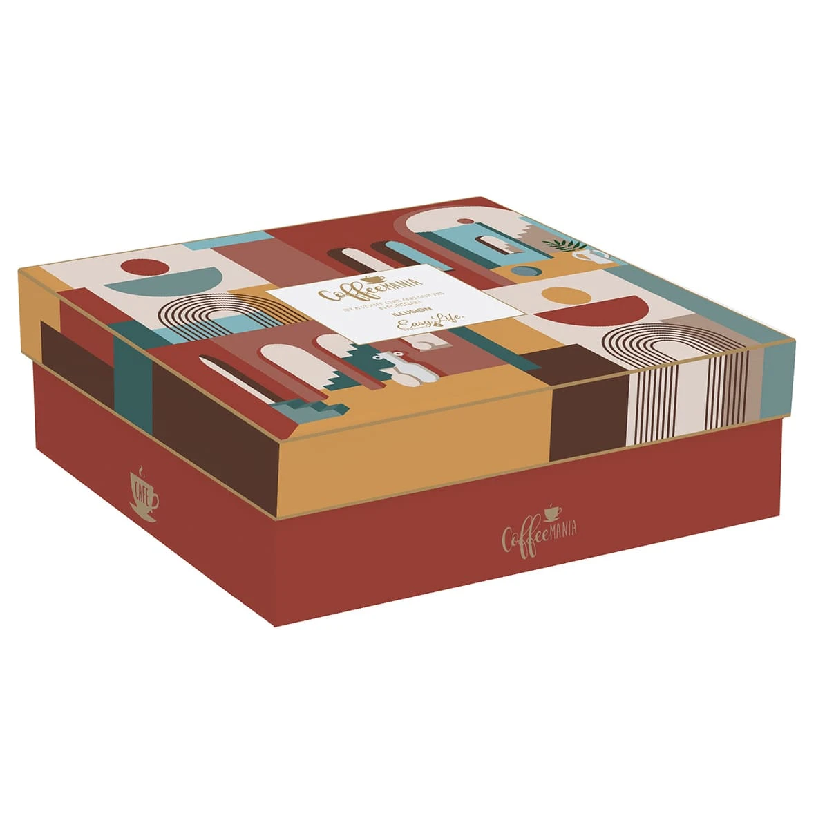 EASY LIFE Set 6 Tazzine Espresso 100 Ml Con Piattini ILLUSION 3 EASY LIFE Set 6 Tazzine Espresso 100 Ml Con Piattini ILLUSION - Image 3