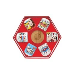 EASY LIFE Set 6 Tazzine Espresso 110 Ml Con Piattini POP ART