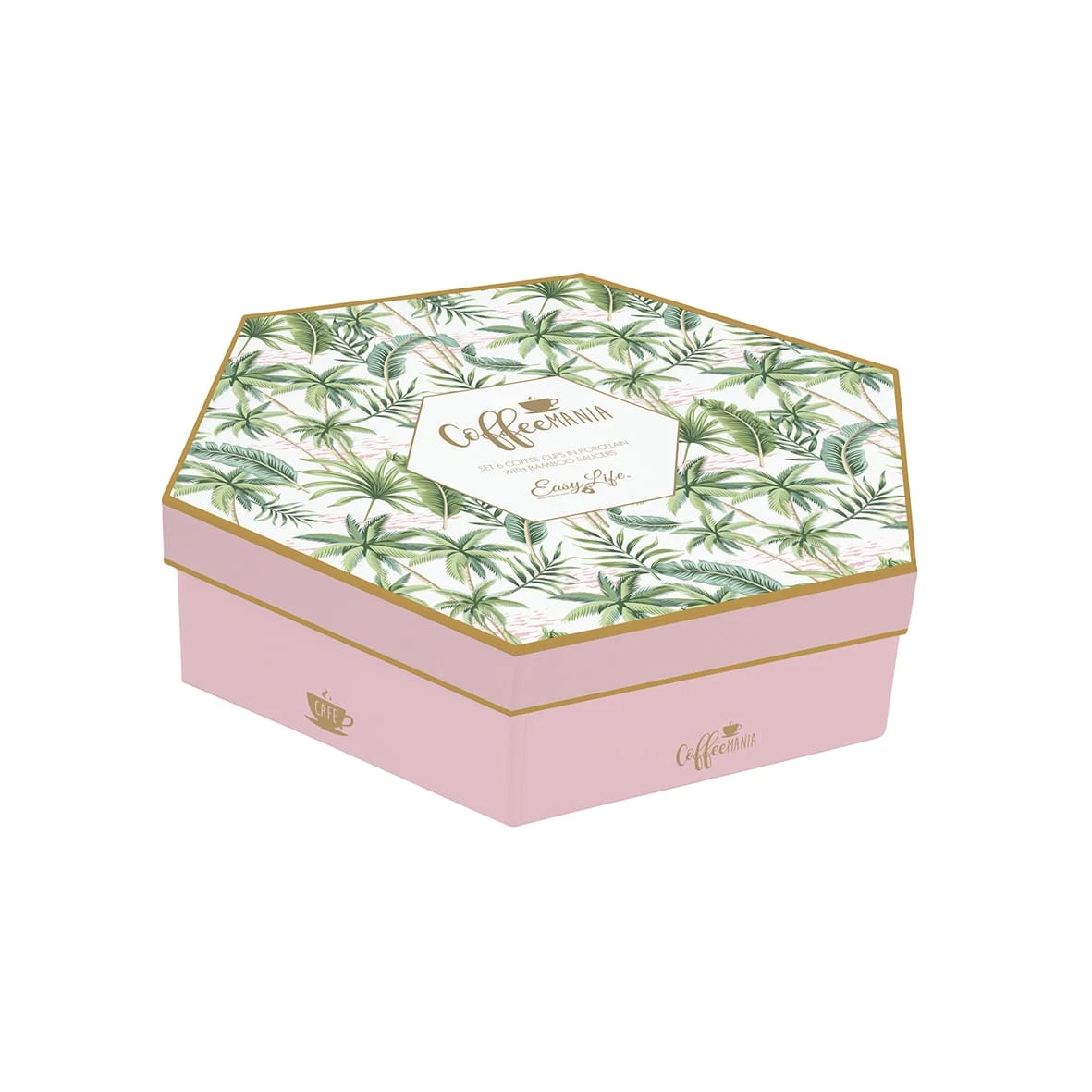 EASY LIFE Set 6 Tazzine Espresso 110 Ml Con Piattini In Bamboo WILD TROPICAL 2 EASY LIFE Set 6 Tazzine Espresso 110 Ml Con Piattini In Bamboo WILD TROPICAL - Image 2