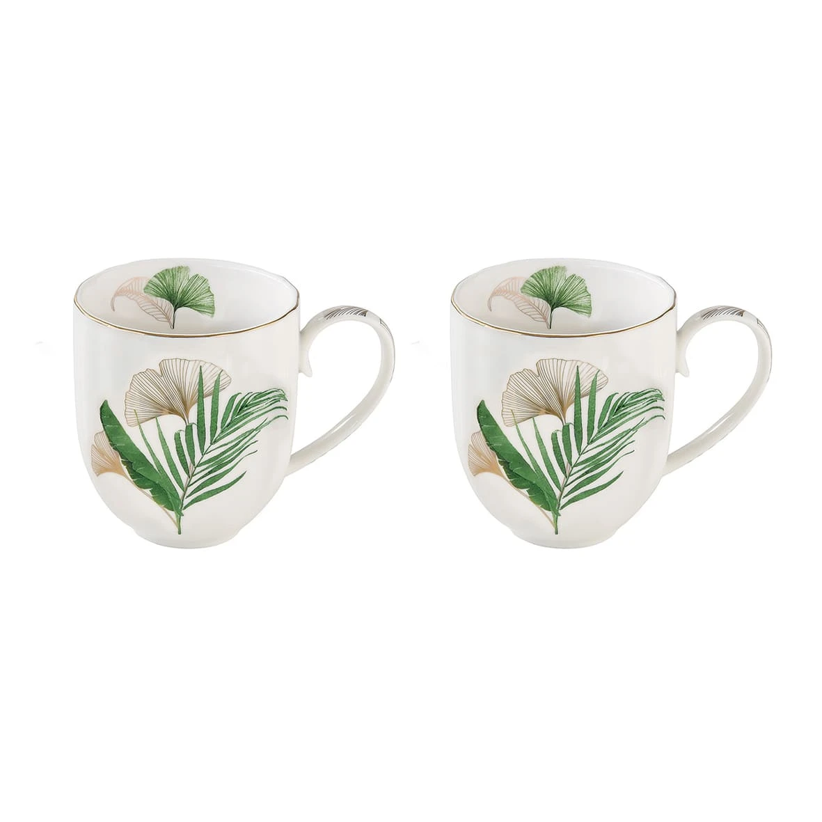 EASY LIFE Set 2 Mugs 300 Ml EXOTIQUE 1 EASY LIFE Set 2 Mugs 300 Ml EXOTIQUE