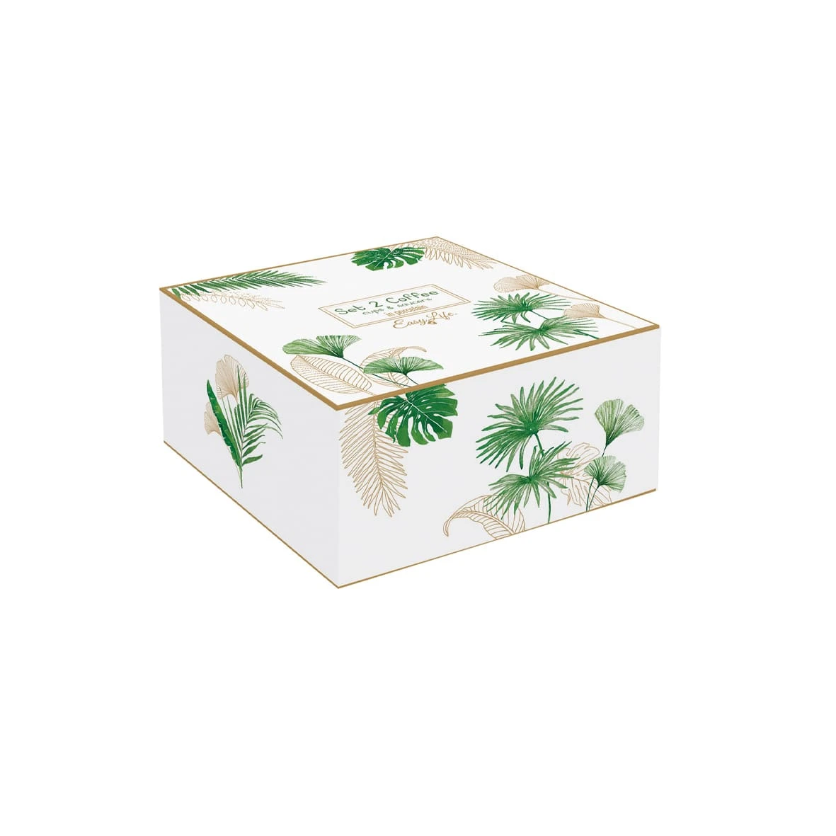 EASY LIFE Set 2 Tazzine Caffe Con Piattino 100 Ml EXOTIQUE 2 EASY LIFE Set 2 Tazzine Caffe Con Piattino 100 Ml EXOTIQUE - Image 2