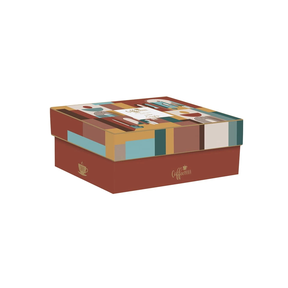 EASY LIFE Set 2 Tazze 240 Ml Con Piattino ILLUSION 2 EASY LIFE Set 2 Tazze 240 Ml Con Piattino ILLUSION - Image 2