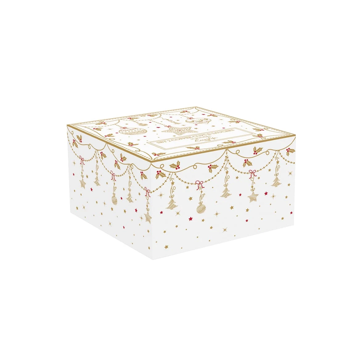 EASY LIFE Set 2 Tazzine Espresso Con Piattino CHRISTMAS LIGHTS 2 EASY LIFE Set 2 Tazzine Espresso Con Piattino CHRISTMAS LIGHTS - Image 2