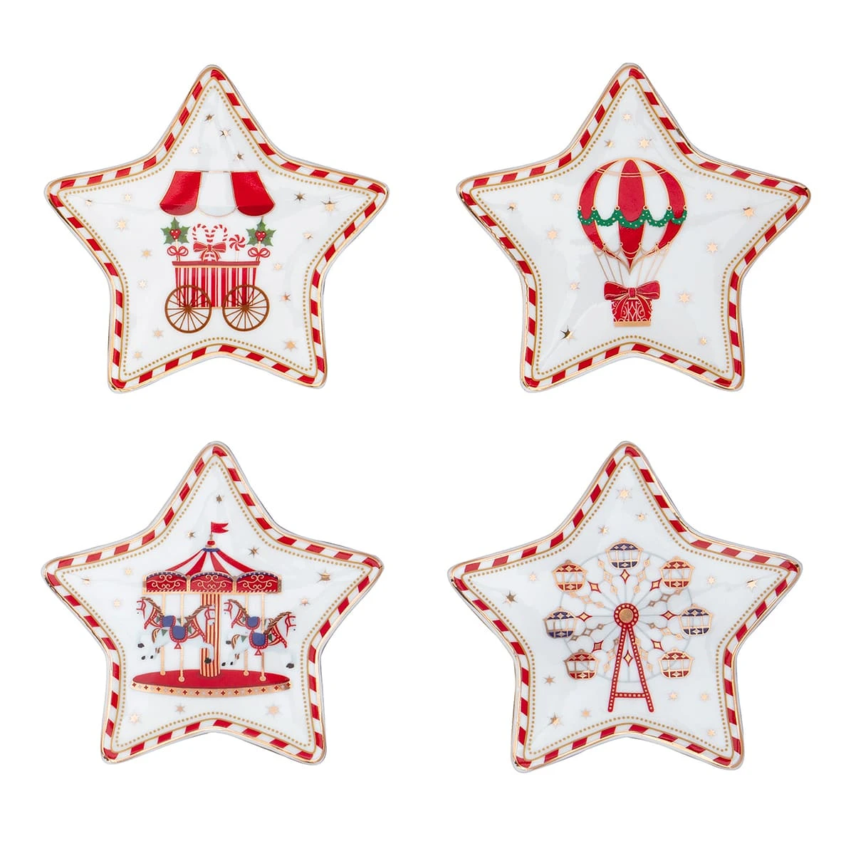 EASY LIFE Set 4 Poggiabustine Da The CHRISTMAS WONDERLAND 1 EASY LIFE Set 4 Poggiabustine Da The CHRISTMAS WONDERLAND