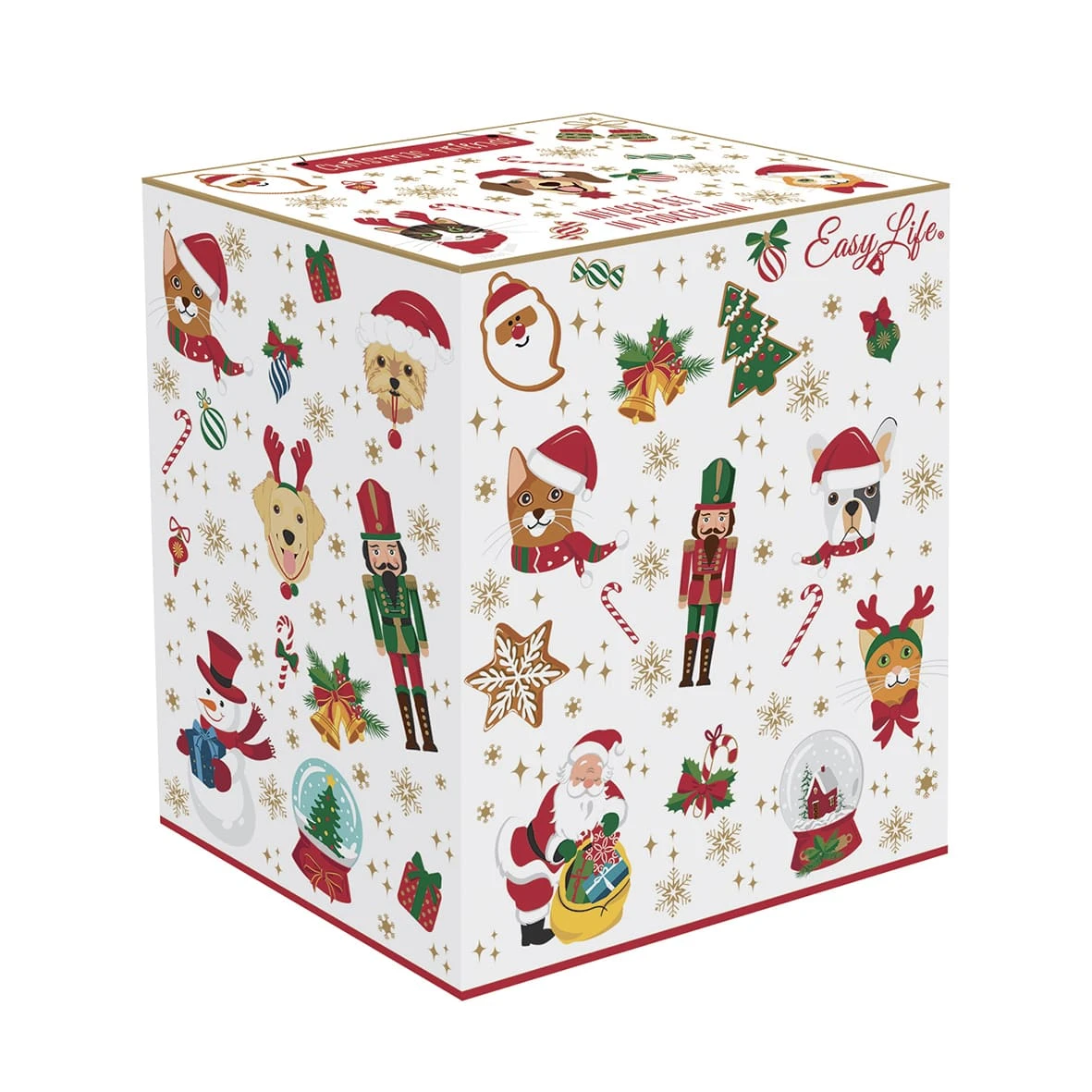 EASY LIFE Set 6 Mug Con Coperchio E Infusiera CHRISTMAS FRIENDS 2 EASY LIFE Set 6 Mug Con Coperchio E Infusiera CHRISTMAS FRIENDS - Image 2