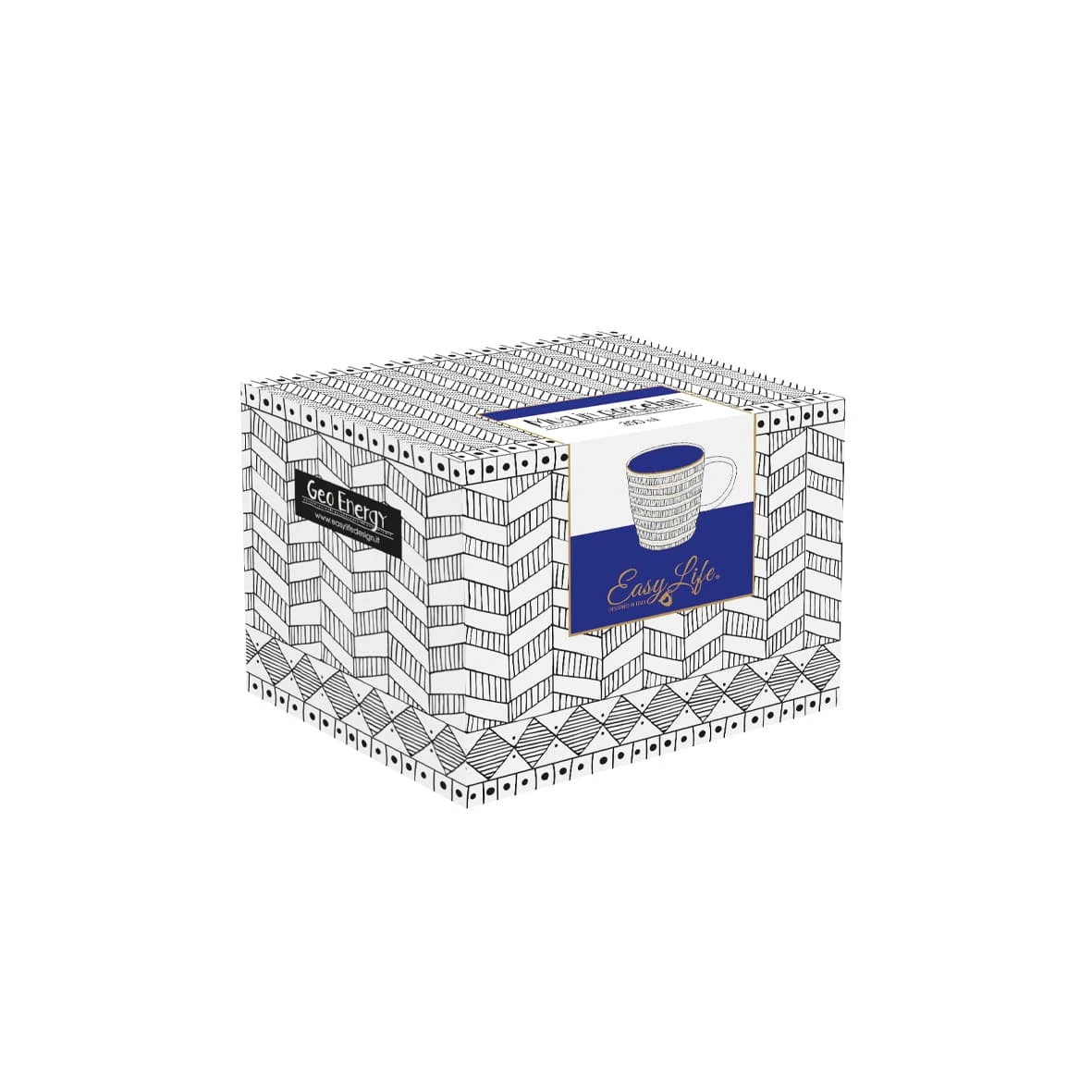 EASY LIFE Tazza GEO ENERGY BLUE 2 EASY LIFE Tazza GEO ENERGY BLUE - Image 2