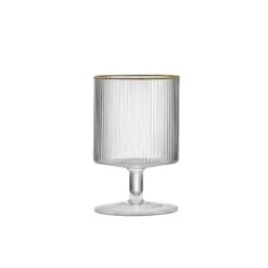 EASY LIFE Set 2 Calici Con Filo Oro FESTIVE