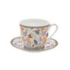 EASY LIFE Tazza Colazione Con Piatto 400 Ml In Porcellana PAISLEY