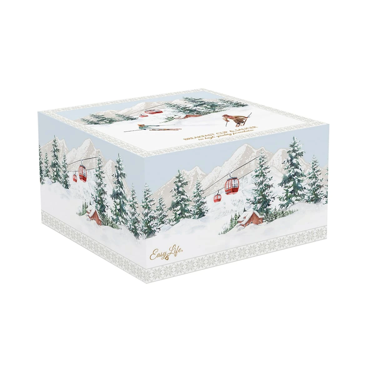 EASY LIFE Tazza Colazione Con Piatto CHALET 2 EASY LIFE Tazza Colazione Con Piatto CHALET - Image 2