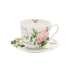 EASY LIFE Tazza Colazione Con Piatto JARDIN BOTANIQUE