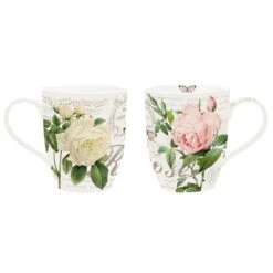 EASY LIFE Set 2 Tazze JARDIN BOTANIQUE