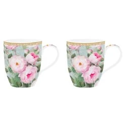 EASY LIFE Set 2 Tazze ROSES IN BLOOM