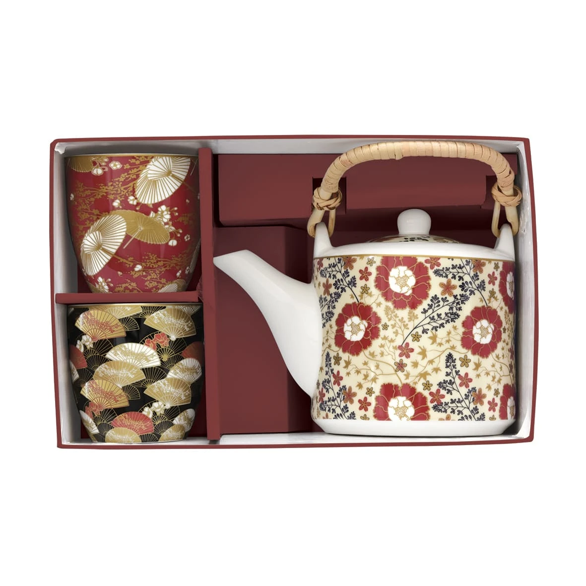 EASY LIFE Teiera Con Infusiera E 2 Bicchierini KIMONO 2 EASY LIFE Teiera Con Infusiera E 2 Bicchierini KIMONO - Image 2