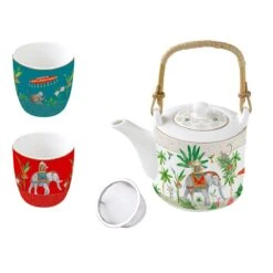 EASY LIFE Teiera Con 2 Bicchierini MARAJAH