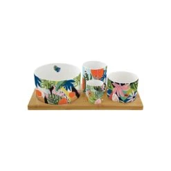 EASY LIFE Set Aperitivo Con 4 Ciotole TROPICAL VIBES
