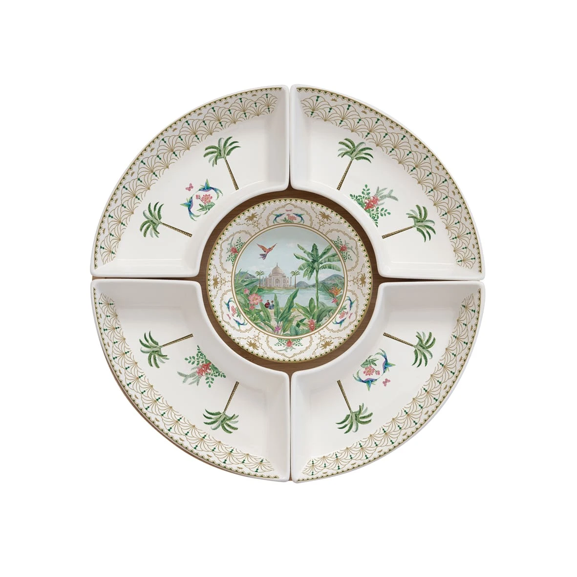 EASY LIFE Set Aperitivo Con 5 Ciotoline E Vassoio PARADIS SAUVAGE 2 EASY LIFE Set Aperitivo Con 5 Ciotoline E Vassoio PARADIS SAUVAGE - Image 2