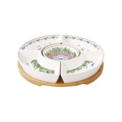 EASY LIFE Set Aperitivo Con 5 Ciotoline E Vassoio SPRING PARADE