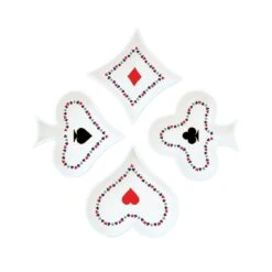 EASY LIFE Set 4 Ciotoline Ø 10,5 Cm CASINO ROYALE
